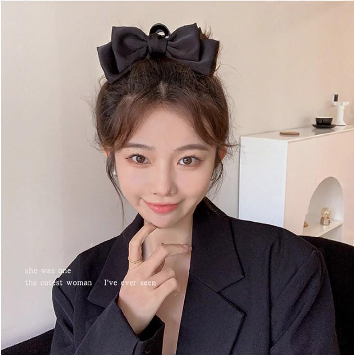 Luxusní seersuckerová mašle do vlasů pro ženy