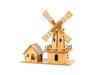 Forest Breath Exquisite Dutch Windmill DIY Model - Intelligent Assembly Educational Toy
