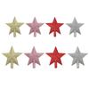 2 Stück Funkelnde Weihnachtsbaumspitzen Stern Einzigartige Sternen-Baumspitzen Für Funkelnde Weihnachten Heimdekorations-Ensembles