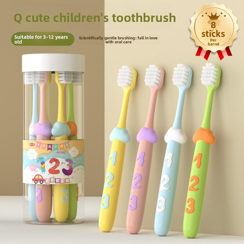 Children s Toothbrush Soft Hair Toothbrush Cloud Handle 3-12 Year Old Children s Soft Hair Toothbrush Children s Toothbrush оранжевый