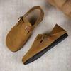 Soft-soled Birkenstock autumn new slippers pedal retro round head single shoes flat-soled Doudou