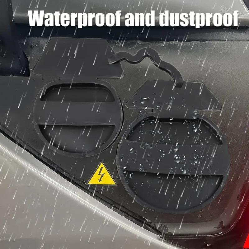 Port de încărcare pentru mașină Husă de protecție pentru Tesla Model 3/Y Port de încărcare Husă rezistentă la apă și praf Accesorii de protecție pentru încărcare