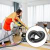 TecTide Heavy-Duty Vacuum Cleaner Hose, 60-210cm Black Flexible Tube, Smooth Lining Dust-Free for Industrial Devices
