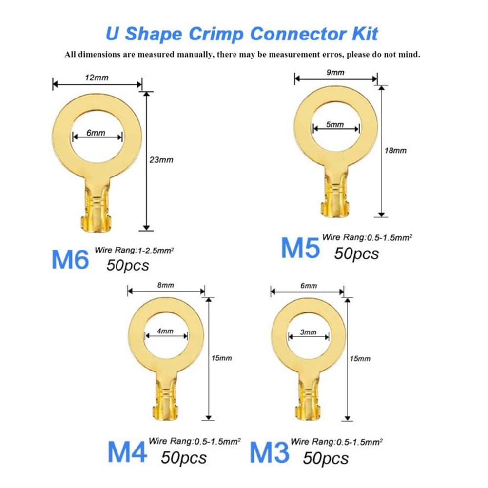 1000PCS Male Female Cable Connector Crimp Terminals 2 8 4 8 6 3mm Electrical Connectors with Insulating Sleeves