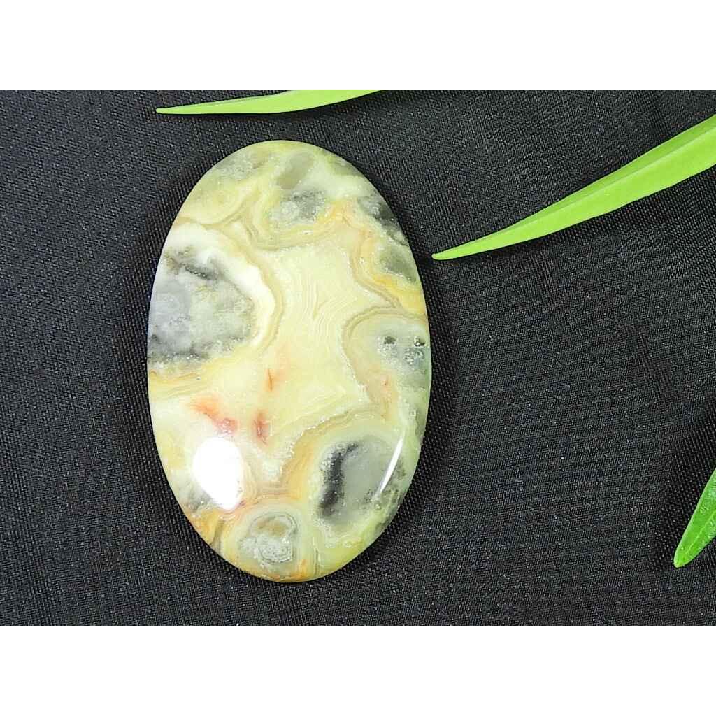 27X45X05MM Agat Australian Crazy Lace Vindecare Cabochon Oval Piatră Prețioasă 54Cts. SK-3886