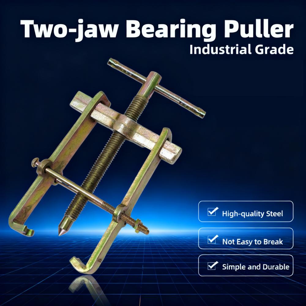 Double claw independent puller tool for bearing maintenance/automotive repair, strengthening bearings, automotive machinery