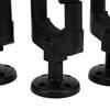 3PCS ABS Guitar Wall Hanger Black Guitar Hangers Durable Guitar Wall Hooks  Guitar