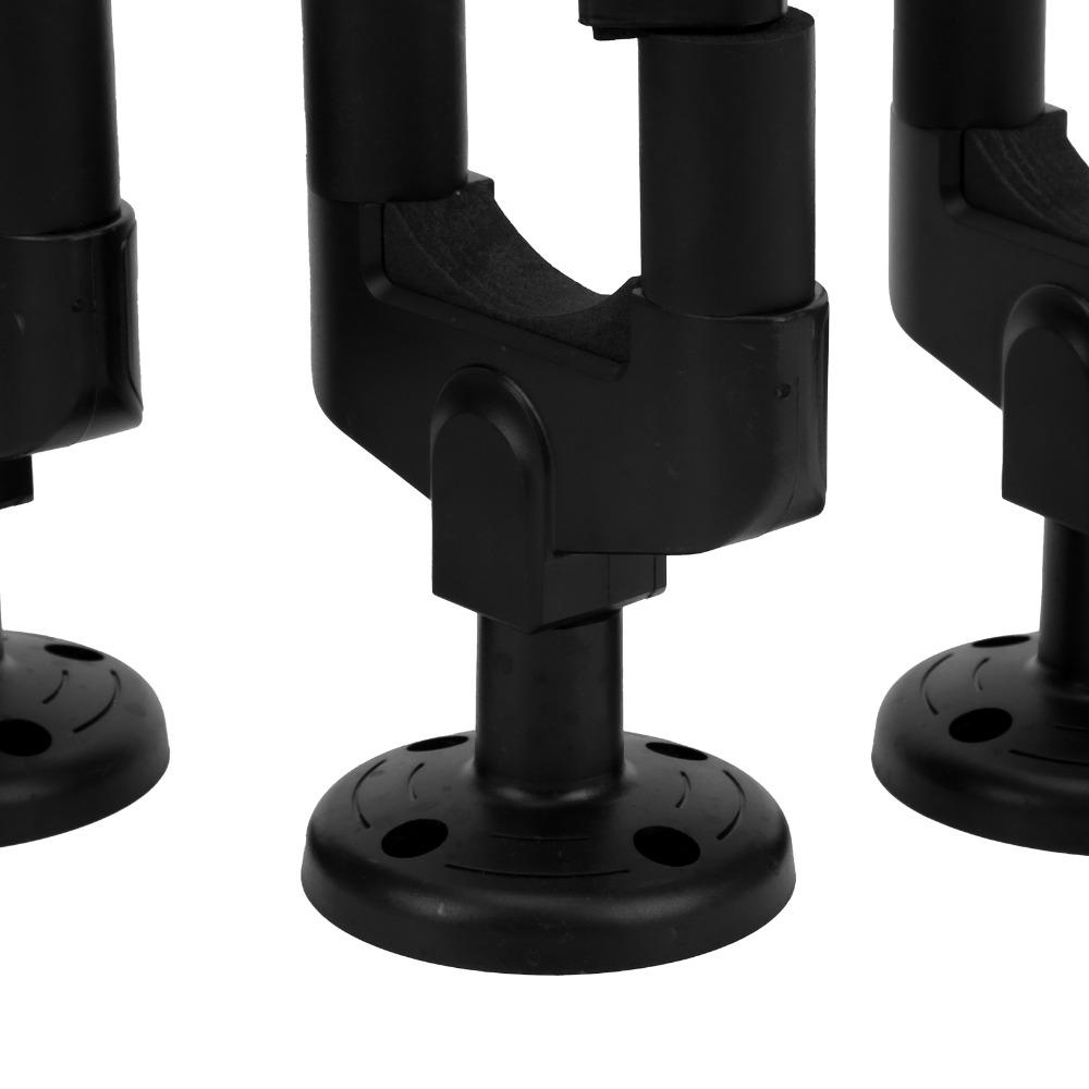 3PCS ABS Guitar Wall Hanger Black Guitar Hangers Durable Guitar Wall Hooks Guitar