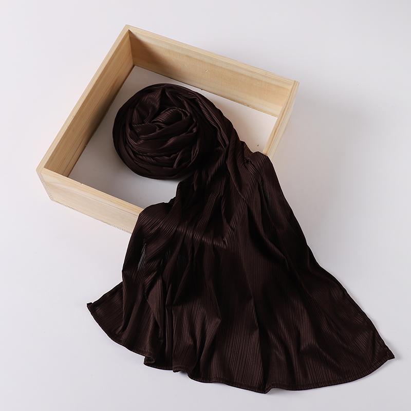 Ribbed Jersey Hijab Muslim Plain Scarf Crepe Hijab Scarf Soft Islamic Shawl Wraps Headband Voile Femme Musulman