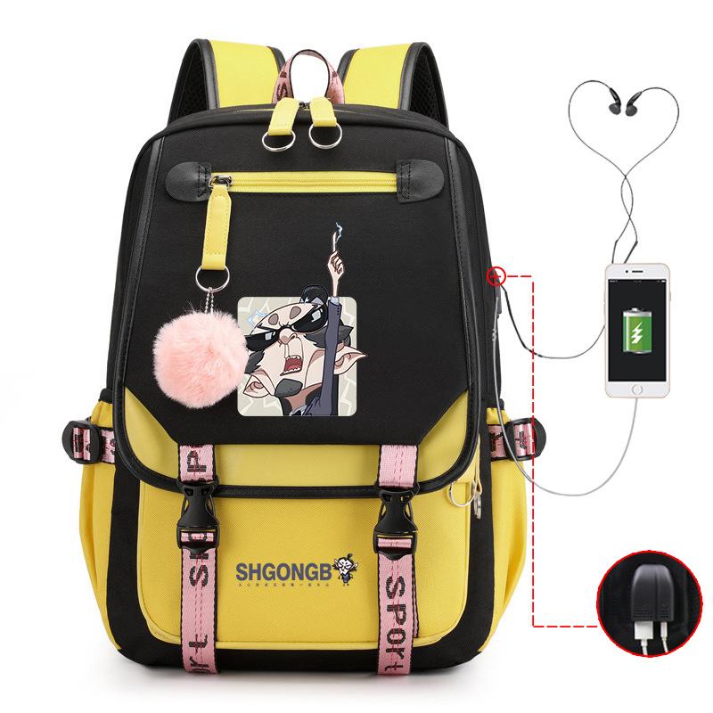 Movie Shengong Leopard Shiji Empress Cartoon School Bag Primary and Secondary School School Bag Large Capacity Campus Versatile Leisure Backpack