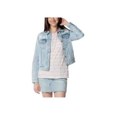 Levis Pohodlná Jednoduchá Polokošeľa Dlhý Rukáv Džínsová Bunda Dámske bundy Modrá 29945-0029