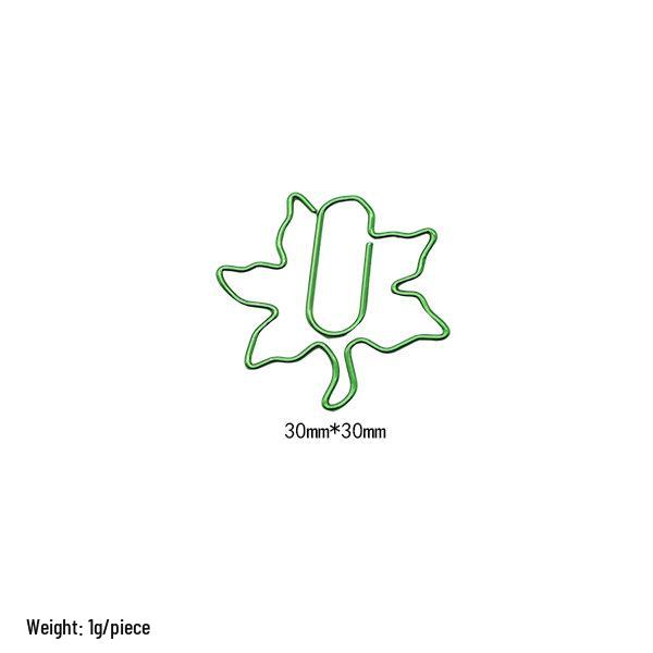 Creative Cartoon Insect & Plant Shaped Electroplated Paper Clips for File Organization