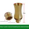 1Pc 1/2" 3/4" Brass Cascade Water Fountain Nozzles Spray Head Pond Garden Decoration Outdoor Water Fountain Nozzles