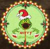 120cm Christmas Tree Skirt Printed Short Plush Tree Skirt Christmas Decorations