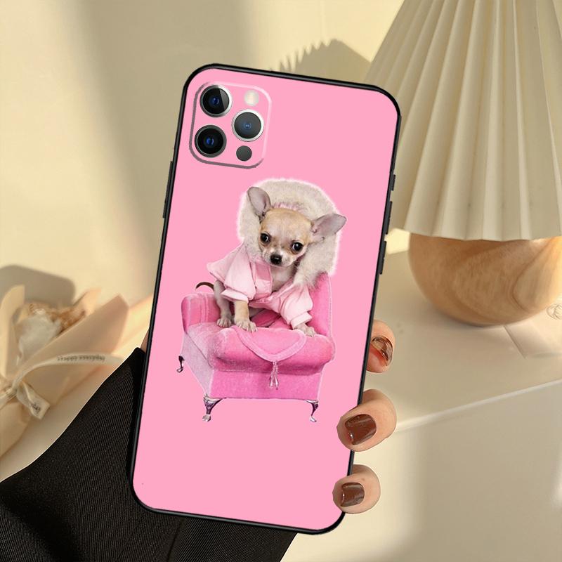 Chihuahua Dog Case For iPhone 11 12 13 14 15 16 Pro Max Cover For iPhone 13 12 Mini XR X XS Max Plus