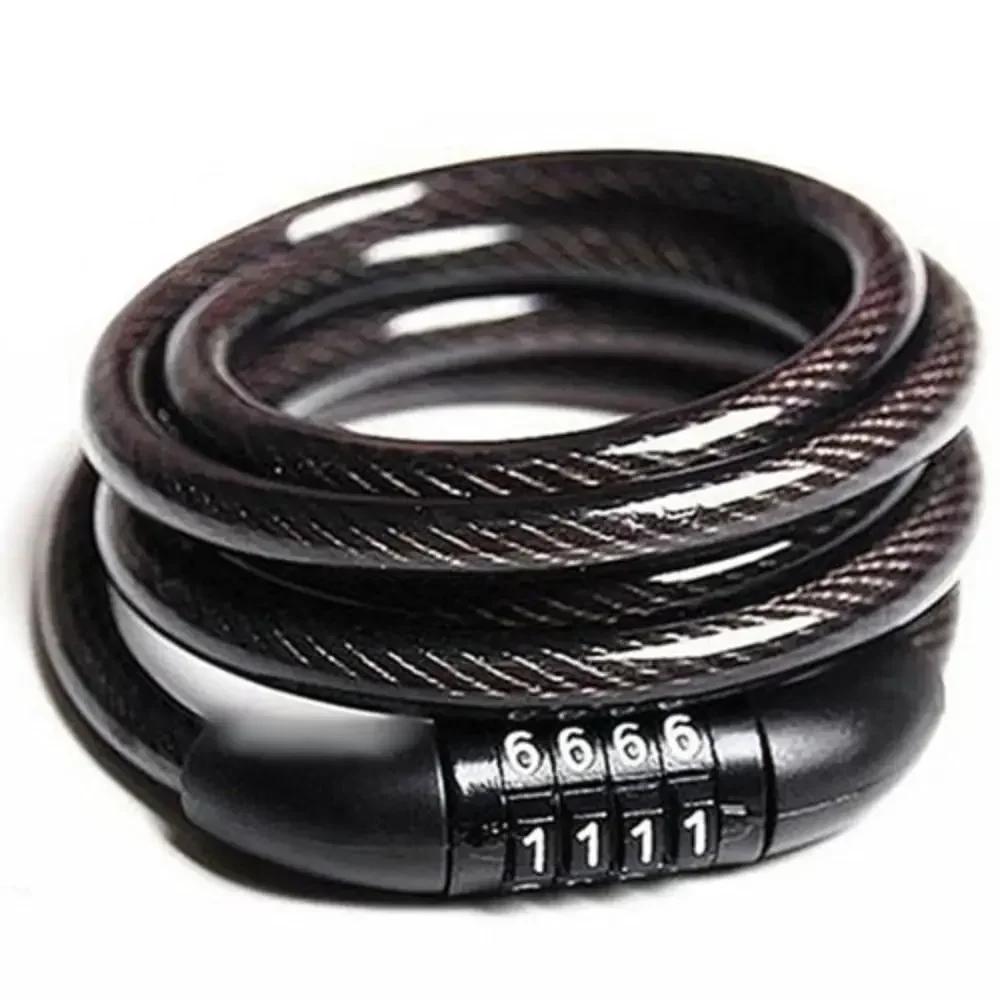 

Высокозащищенный кодовый навесной замок - Противорезная цепь для защиты велосипеда, мотоцикла