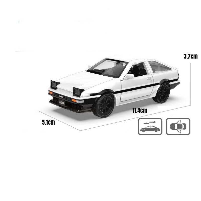 

Toyota Ae86 Motor Alloy Car Model Double Door Pulleback Children Gifts Toys