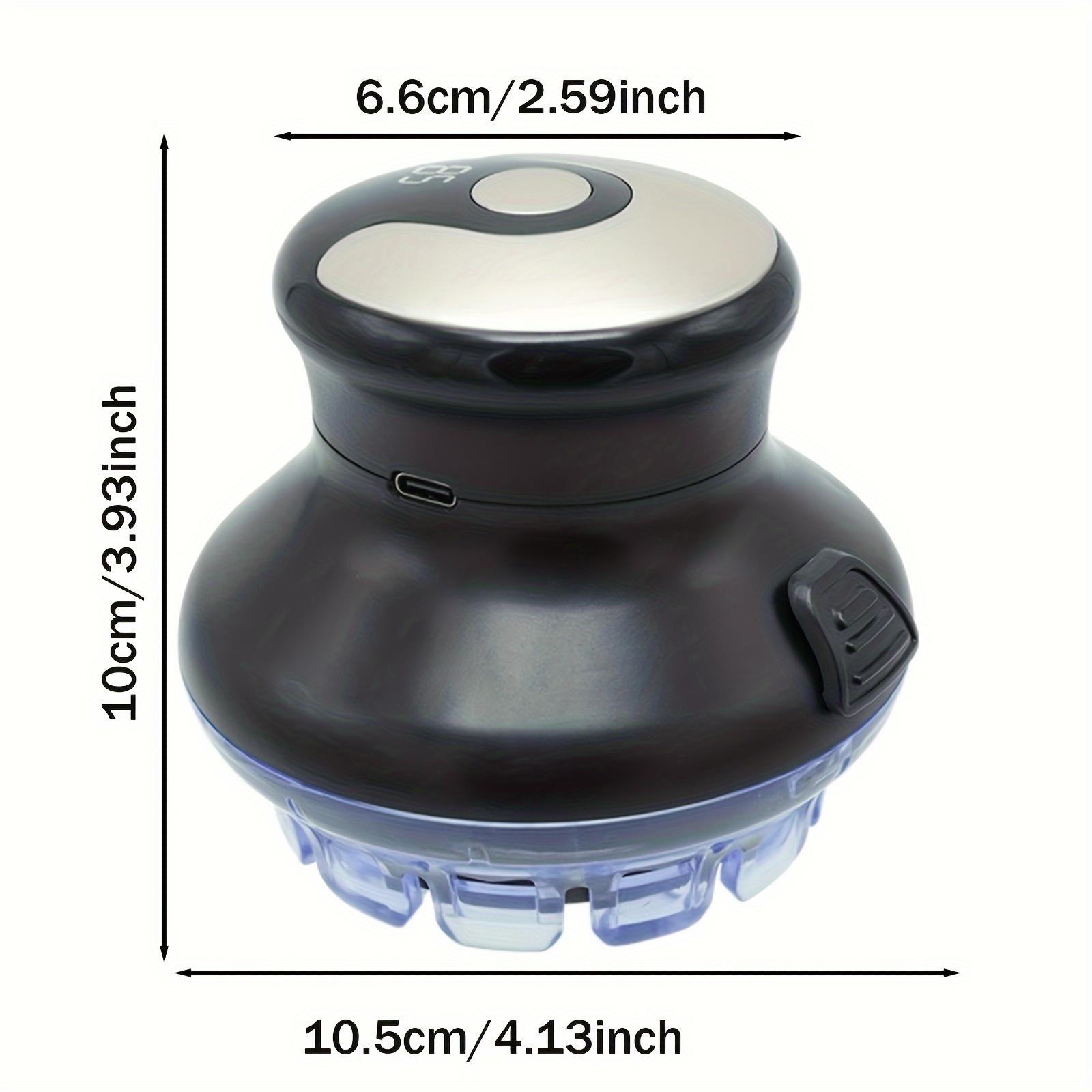 

Инструмент для стрижки самообслуживания — инновационная парикмахерская с летающей тарелкой НЛО — электрические машинки для стрижки, литиевая аккумуляторная батарея USB, беспроводной триммер 4–12 В, чёрный