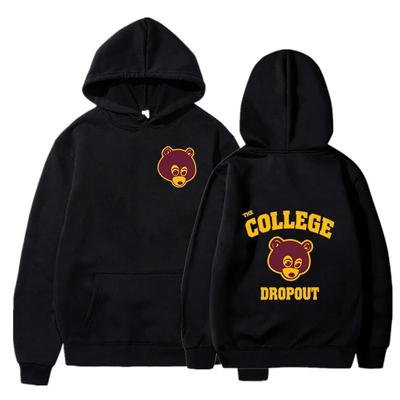 Men's Women's Hooded Sweatshirts Hip-hop Style Men's Sportswear Rap Retro Kanye West University Print Hoodies & Sweatshirts Unisex