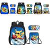 Pokemon Pikachu Childrens School Backpack With Lightweight Oxford Fabric For Elementary Students