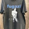 Fugazi 90s Vintage T Shirt Rock Band Chacoal Color Reprint An50195