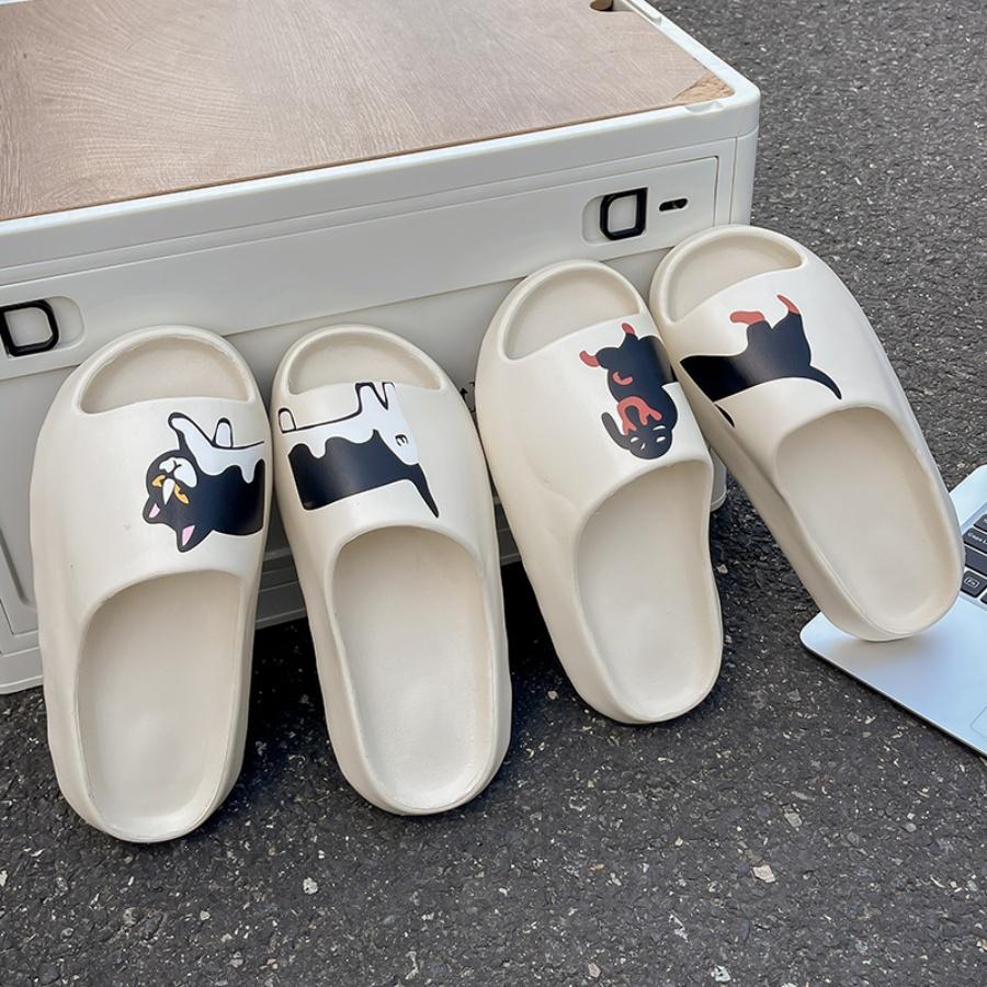 

Women s slippers cartoon fashion couple sandals EVA 36-45 44-45