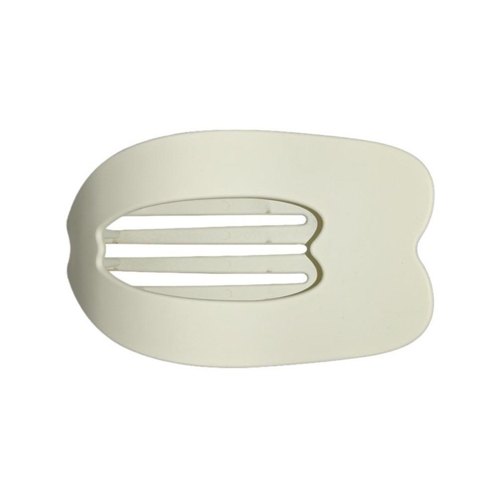 Matte Hair Claws Oval Hairpin Korean Style Barrettes  Women