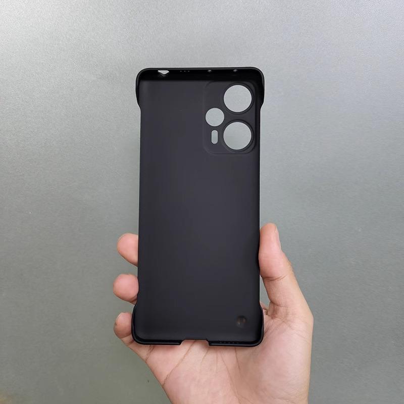 Solid Color Slim Frameless Phone Case For Xiaomi Poco X6 M4 Pro Redmi Note 14 Pro 13 Pro+ 12 Pro Heat Dissipate Shockproof Cover