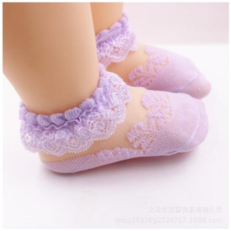 New Born Baby Girls Socks Spring Summer Autumn Non Slip Floor Crawling Sock Cute Big Bow Knee High Long Stockings for Toddlers