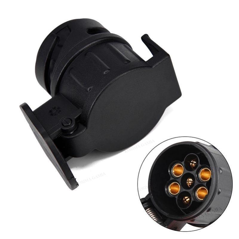 13 To 7 Pin Plug Adapter Durable Trailer Connector 12V Towbar Towing Plugs Socket Adapter Protect Connections A30 Connector