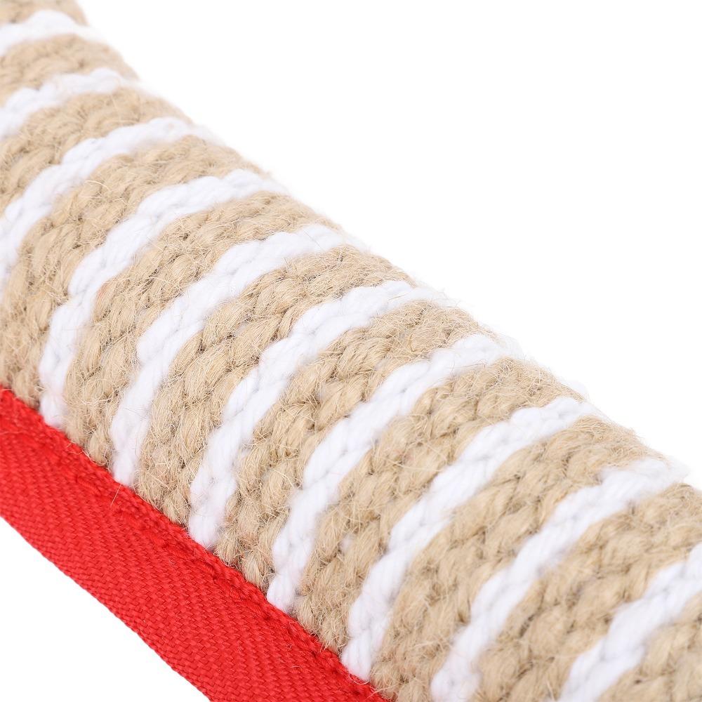 Cylindrical Shape Dog Tug Toy Thick Linen Fabric Dog Training Bite Pad Bite Training