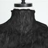 Shiz Madam Sheer Pleated Turtleneck Top T56911