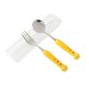Kookkookhorang Portable Spoon and Fork Set (Yellow)