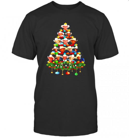 Alan Jackson Christmas Tree Shirt Black Unisex S-5XL 1J0724 Unisex T-Shirt L