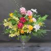 Dopamine Wedding Aisle Flowers: Monet Garden Style, Soft Decorative Flower Strip, Colorful Display.