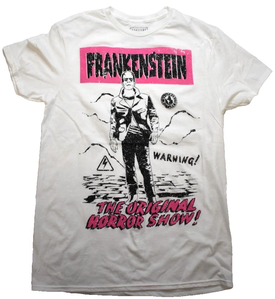 

Universal Monsters Mens Frankenstein The Original Horror Show! Shirt New Medium 3XL