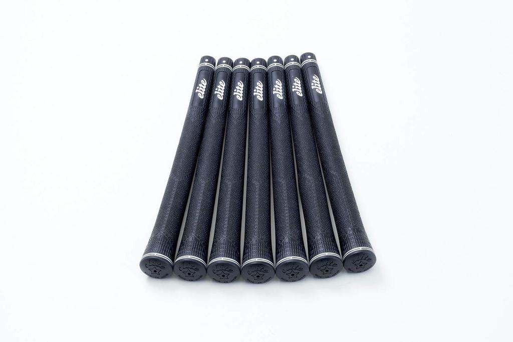 Elitegrips Golfgrepp MX55 set Berlina Black Utan rygglinje 7-delars