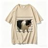 New Funny Meme Sad Crying Cat Printed Adult And Kids Casual Cotton Tshirt Summer Harajuku Short Sleeve Tees Clothes