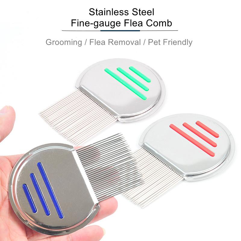 Stainless Steel Terminator, Lice Comb, Children's Hair Removal, Super Density, Removes Teeth, Comb, Dog Brushes, Accessory