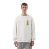 Converse CNY Sweatshirts Men's Milk White Crew Neck Moderate Regular 10025505-A01