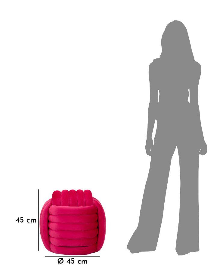 Stool Softy Fuchsia Cm 45X45X45