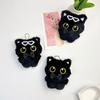 10Cm Cute Black Cat Plush Toy Doll Small Pendant Lovely Cats Keychains Girl Gift Plush Bag Pendant Bag Decoration