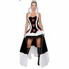Women's Red Heart Queen Cosplay Suit - Adult Halloween Dress Up Outfit Ideal for Carnival Party Celebrations & Themed Gatherings
