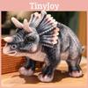 Plush Dinosaur Triceratops Toy Stuffed Animal Doll Cute Decoration Gift Kids