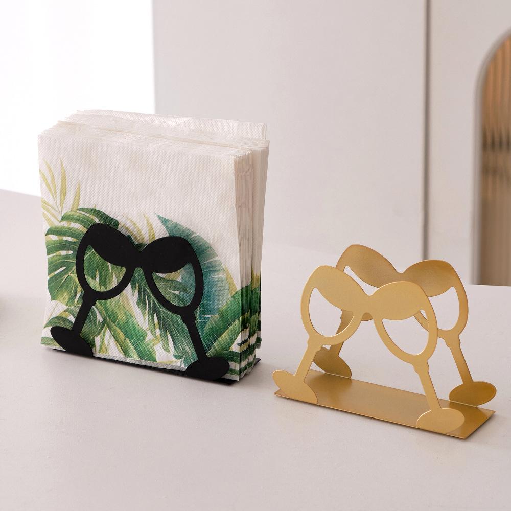 Simple Creative Vertical Desktop Restaurant Decoration Paper Towel Holder