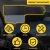 Universal Car Visor Sun Extension Extender Shield Truck Front Shade Anti Glare
