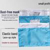 Anti-Static Dustproof Double-Layer Breathable Cloth Face Mask with Elastic Straps