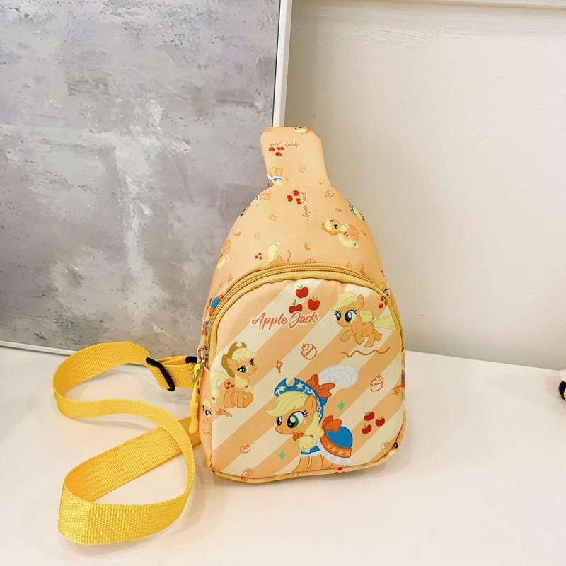 Unicorn Kids Whimsical Chest Bag Ultra Lightweight Nylon Backpack For Everyday Adventures