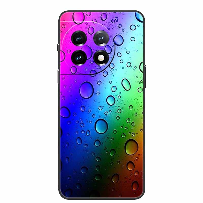 For One Plus 11 Case Marbled Granite Stone Texture Phone Cases for Oneplus 11R Shockproof Soft Cover on for Oneplus11 5G Silicon