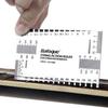 Guitar String Action Ruler Gauge Tool Stainless Steel Height Gauge Set Up Tool